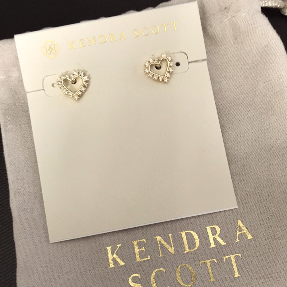 Kendra Scott Ari Heart Stud Earrings